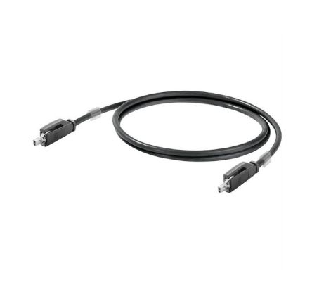 Weidmüller IE, 5 m, Black, Single Pair Ethernet Screened Polyvinyl Chloride Sheath