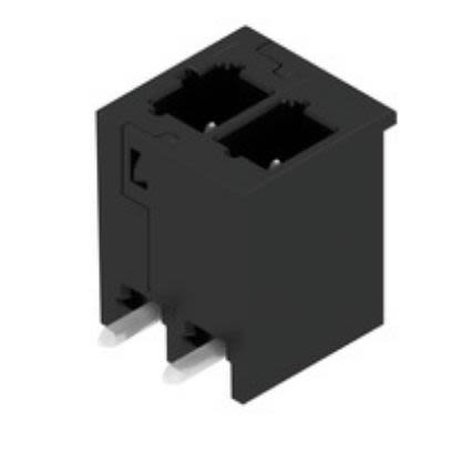 Weidmüller MHS 5/02 H T3 B T Series PCB Connector, 2-Contact, 5 mm Pitch, PCB, 1 Row