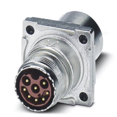 Phoenix Contact Circular Connector, 8 Contacts, Front, M17 Connector, Plug, Male, IP67, ST Series