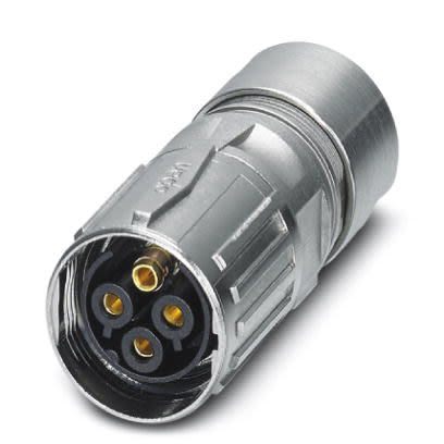 Phoenix Contact Circular Connector, 6 Contacts, Front, M17 Connector, Socket, Female, IP67, ST Series