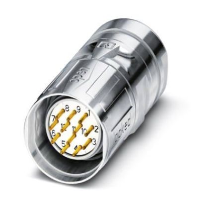 Phoenix Contact Circular Connector, 17 Contacts, Cable, M23 Connector, Plug, Male, IP67, SL Series