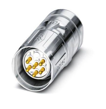 Phoenix Contact Circular Connector, 9 Contacts, Cable, M23 Connector, Plug, Male, IP67, CA Series