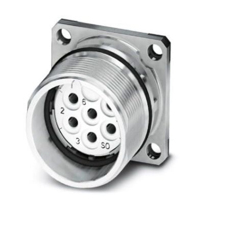 Phoenix Contact Circular Connector, 6 Contacts, Front, M23 Connector, Socket, Female, IP67, CA Series