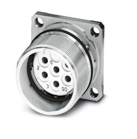 Phoenix Contact Circular Connector, 7 Contacts, Front, M23 Connector, Socket, Female, IP67, CA Series