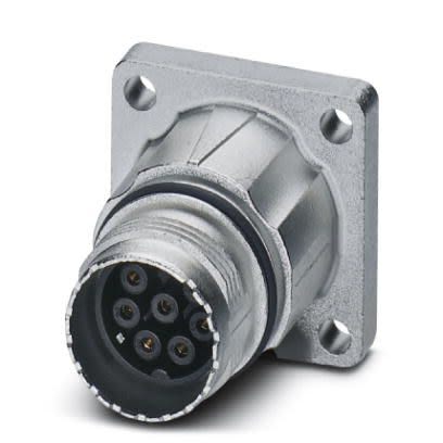 Phoenix Contact Circular Connector, 9 Contacts, Front, M17 Connector, Socket, Female, IP67, ST Series
