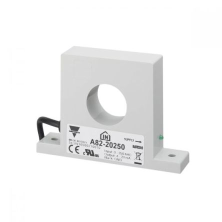 Carlo Gavazzi A82 Series Current Transformer 250 A 10V dc, 40 V dc 27mm Bore
