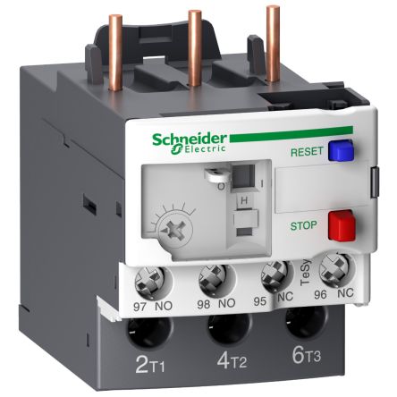 Schneider Electric, TeSyS LR Thermal Overload Relay 1 NO/1 NC, 4A, 6 A F.L.C, 5A Contact Rating