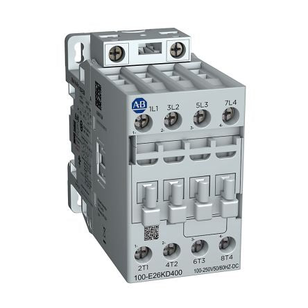 Allen Bradley 100-E Contactor Contactor, 4-Pole, 45 A, 9 kW, 2 NO/2 NC
