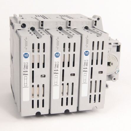 Allen Bradley Fuse Switch Disconnector, 3-Pole, 60 A, 60A