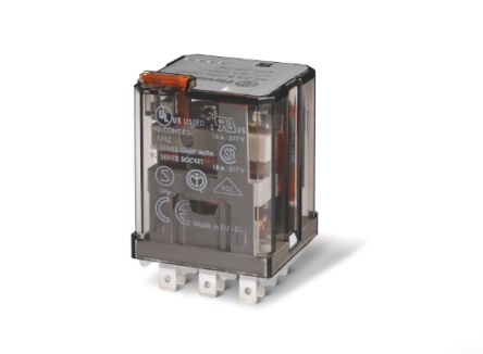Finder Plug-in Power Relay, 24V dc Coil, 16A Switching Current