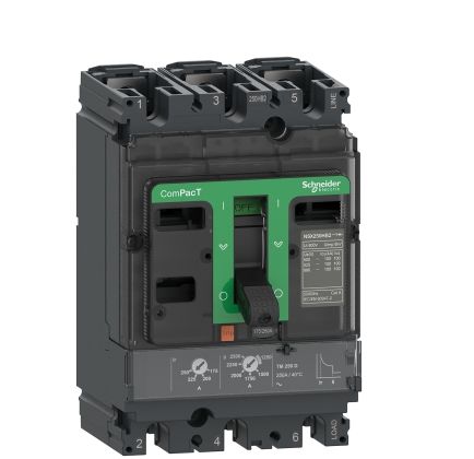 Schneider Electric, ComPact, ComPacT NSX Molded Case Circuit Breaker 3-Pole 32A, Breaking Capacity 36 kA