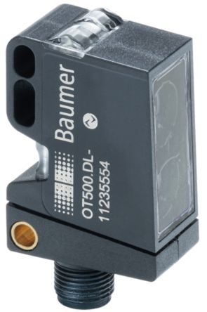 Baumer Light Barrier Photoelectric Sensor, Rectangular Sensor