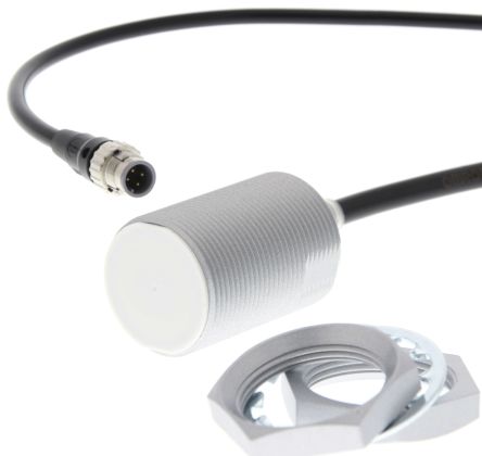 Omron E2EQ-X20D130-M1TGJ 0.3M Threaded Barrel Inductive Proximity Sensor, M30 2-Wire 30V 20 mm 30 V dc 100mA, 3 mA
