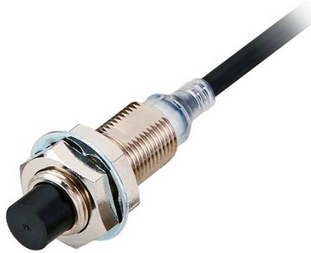 Omron E2E-X10MD112 2M Threaded Barrel Inductive Proximity Sensor, M12 2-Wire 30V 10 mm 30 V dc 100mA, 3 mA