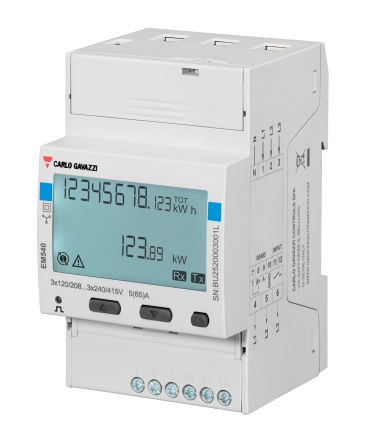 Carlo Gavazzi 3 Phase LCD Energy Meter, Type Energy Meter