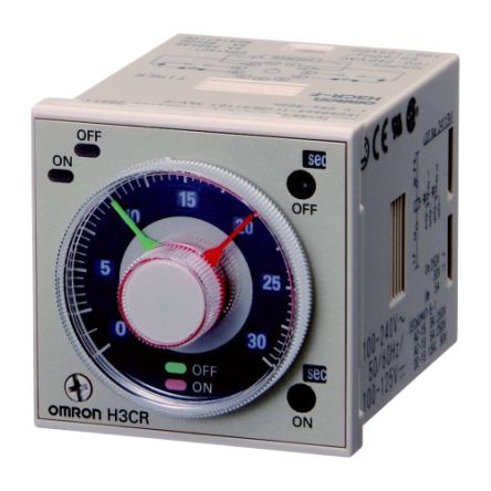 Omron Timer Relay, 11-Contact 100V ac, 125 V ac, 240 V ac, 0.05 to 1080000 s, DPDT Switch Configuration