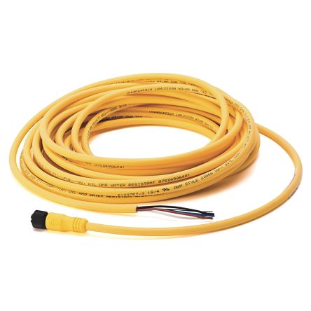 Allen Bradley Female 4 way M12, Straight to Female M12, Straight Actuator/Sensor Cable, 1 m