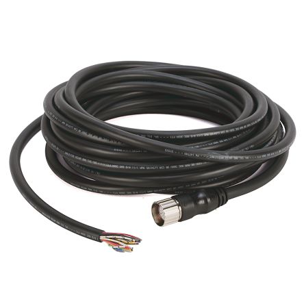 Allen Bradley Female 19 way M23, Straight to Female M23, Straight Actuator/Sensor Cable, 5 m