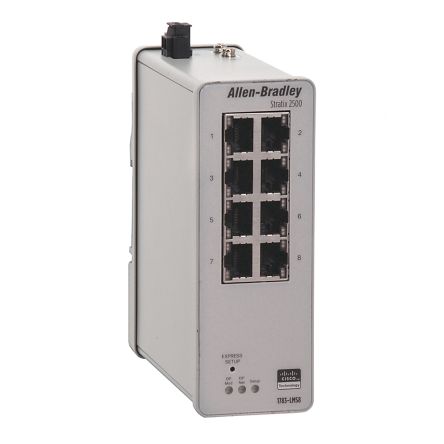 Allen Bradley Managed 8 Port Network Switch
