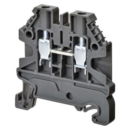 Omron XW5T-S2.5-1.1-1 XW5T Series Feed Through Terminal Block Grey, 1-Level, Screw