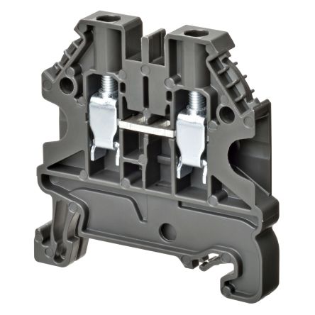 Omron XW5T-S4.0-1.1-1 XW5T Series Feed Through Terminal Block Grey, 1-Level, Screw