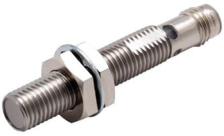 Omron E2E-X1R5B1TL8-M5 Threaded Barrel Inductive Proximity Sensor, M8 PNP 30V 1.5 mm 30 V dc 200mA