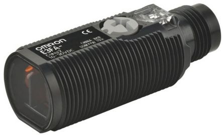 Omron Diffuse Photoelectric Sensor, Cylindrical Sensor