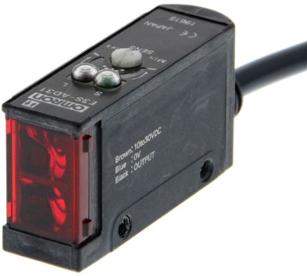 Omron Diffuse Photoelectric Sensor, Block Sensor