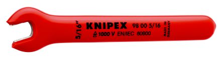 Knipex Open End Wrench, 108mm Overall, 42491 in Jaw Capacity VDE/1000V Approved