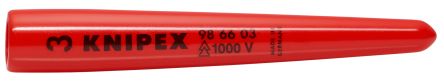 Knipex 80 mm Red Cable Cover in Plastic, 10 mm ID