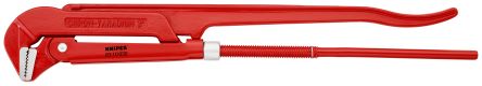 Knipex Pipe Wrench, 650mm Overall, 105 mm Jaw Capacity, Metal Handle