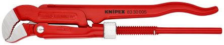 Knipex Pipe Wrench, 245mm Overall, 35 mm Jaw Capacity, Metal Handle
