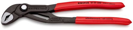 Knipex Cobra® 1-Piece Hightech Water Pump Pliers, 249 mm Overall, 1.38m Jaw