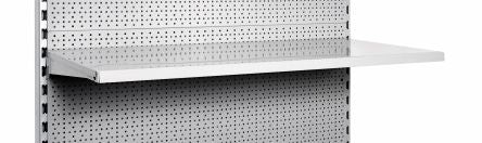 Knipex Silver 1 Shelf Steel Shelving System, 34 mm x 470mm, 34 mm