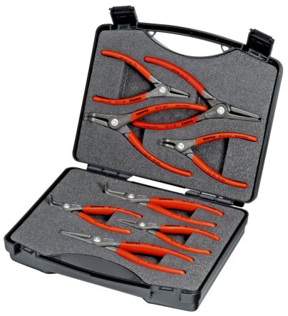Knipex 8-Piece Straight Nose Circlip Plier Circlip Plier Set