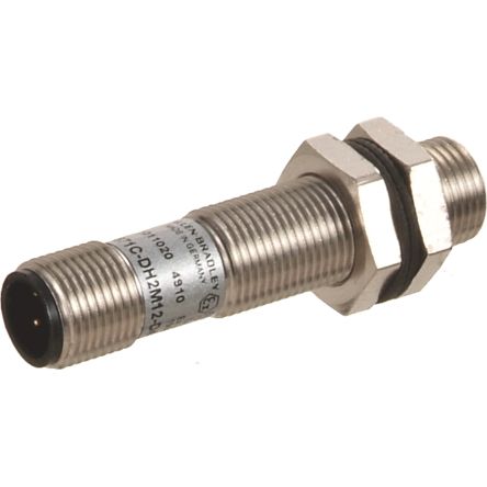 Allen Bradley 871C-DH2M12-D4 Threaded Barrel Inductive Proximity Sensor, M12 NAMUR 871C 15V 2 mm 250 V ac 15 V dc 250mA