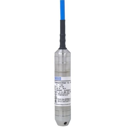 WIKA IL-10 Series level sensor Level Probe, Cable, IECEx/ATEX-Rated, Housing Stainless Steel