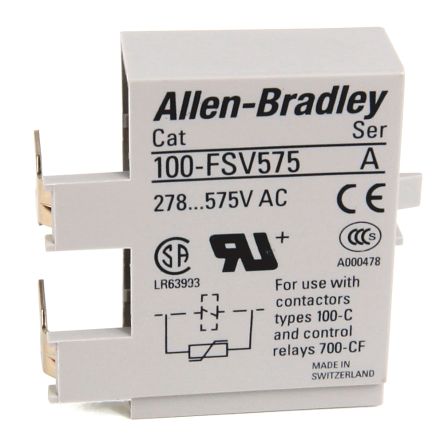 Allen Bradley, 100 Surge Suppressor Unit 480V ac Maximum Voltage Rating Surge Suppressor
