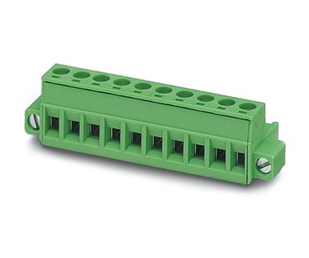 Phoenix Contact MSTB Series PCB Connector, 11-Contact, 5 mm Pitch, 1 Row, 1786925