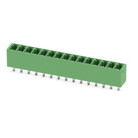 Phoenix Contact MCV Series Straight Wave Soldering Mount PCB Header, 15 Contact(s), 3.81 mm Pitch, 1 Row