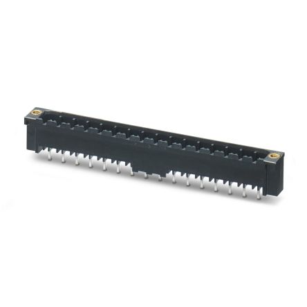 Phoenix Contact CCV Series Straight Solder PCB Header, 17 Contact(s), 5.08 mm Pitch, 1 Row