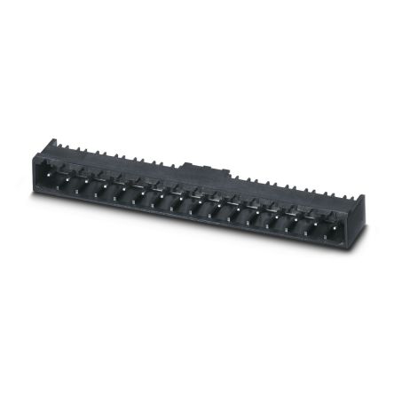 Phoenix Contact CCA Series Straight Solder PCB Header, 15 Contact(s), 5 mm Pitch, 1 Row