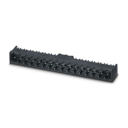 Phoenix Contact CCA Series Straight Solder PCB Header, 17 Contact(s), 5 mm Pitch, 1 Row