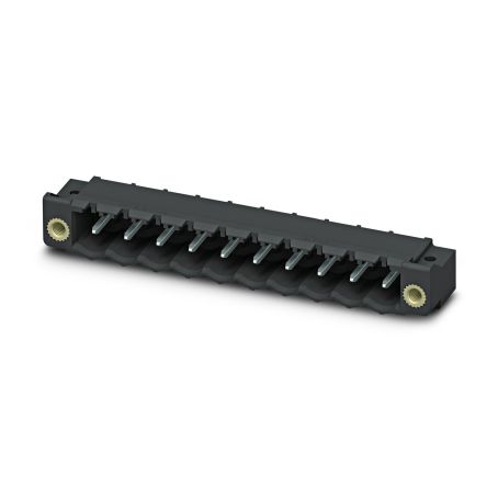 Phoenix Contact CC Series Straight Solder PCB Header, 12 Contact(s), 5 mm Pitch, 1 Row