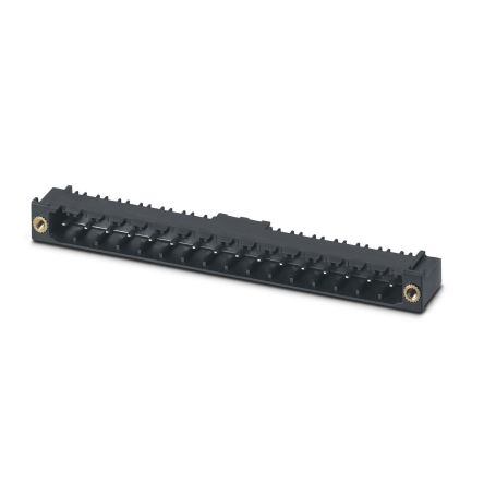 Phoenix Contact CC Series Straight Solder PCB Header, 17 Contact(s), 5 mm Pitch, 1 Row