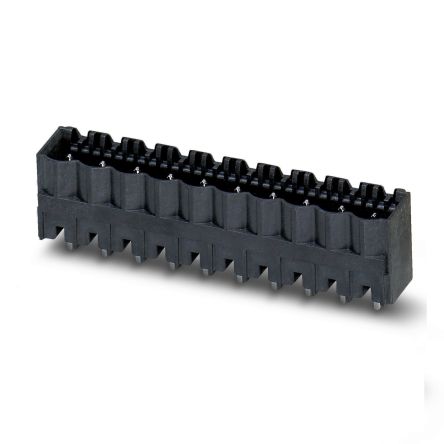 Phoenix Contact CCVA Series Straight Solder PCB Header, 3 Contact(s), 5 mm Pitch, 1 Row
