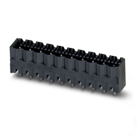 Phoenix Contact CCVA Series Straight Solder PCB Header, 6 Contact(s), 5 mm Pitch, 1 Row
