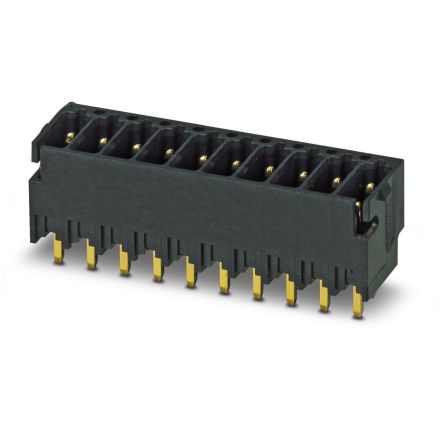 Phoenix Contact DMCV Series Straight Solder PCB Header, 7 Contact(s), 2.54 mm Pitch, 2 Row