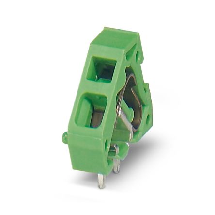 Phoenix Contact ZFKDS Series PCB Terminal Block, 1-Contact, 5.08 mm Pitch, Wave Soldering Mount, 1 Row