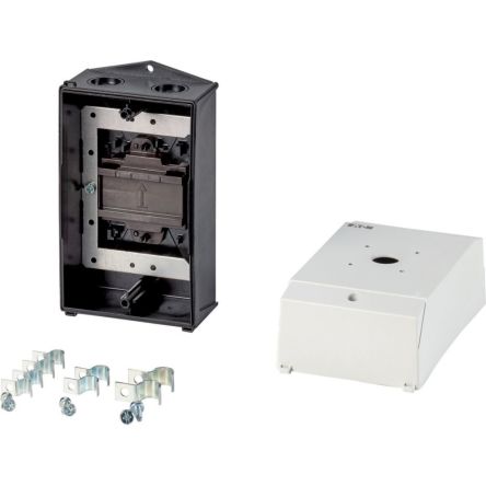 Eaton White, Black Plastic Eaton Moeller Control Station Enclosure - 1 Hole